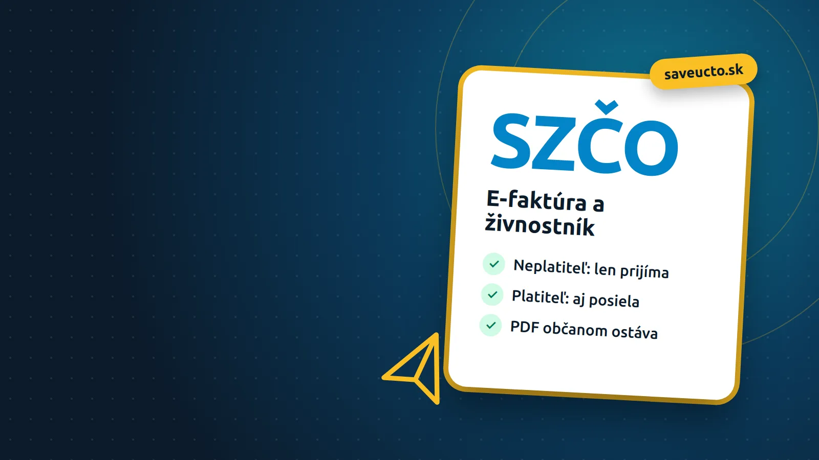 E-faktúra pre živnostníka: neplatiteľ prijíma, platiteľ aj posiela